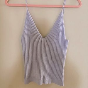 Lavender sweater tank